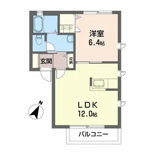 サングリーン鹿野III【2階】の間取り