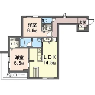 stella扇大橋(ステラオウギオオハシ)【2階】の間取り