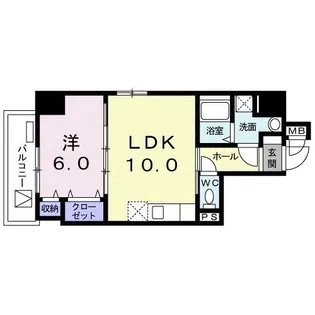 デュランタ錦糸町【5階】の間取り