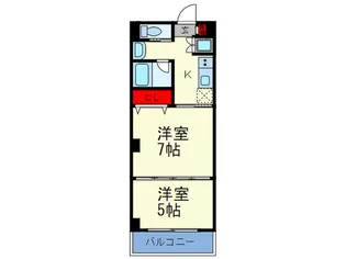 ソレイユ発春【5階】の間取り
