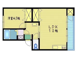 サン・リバティ【4階】の間取り
