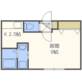 サンレコルトI【1階】の間取り