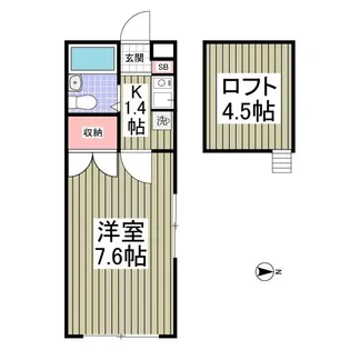 エスペラントイケダ【1階】の間取り