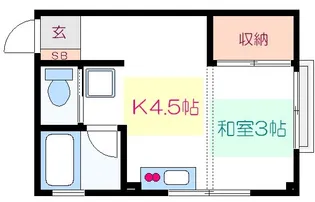 田山ビル【3階】の間取り