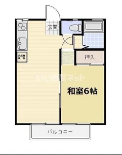 富士ハイツB【2階】の間取り