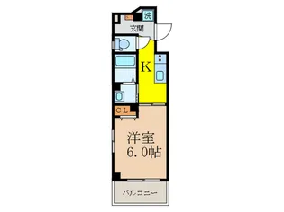 Happiness高城【4階】の間取り