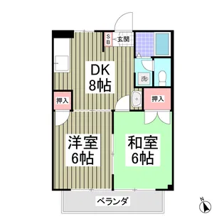 トライアングル【2階】の間取り