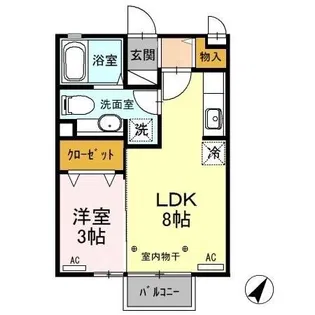 Lively Court【2階】の間取り