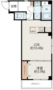 コネクトパークヒルズ新田町【4階】の間取り