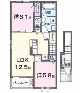 ヒルズ テラス N【2階】の間取り