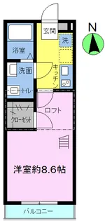 シーサーハウス【2階】の間取り