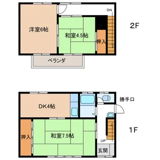 岐阜県羽島市正木町曲利【一戸建】の間取り