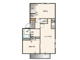 グリーンガーデン箱森 C棟【2階】の間取り