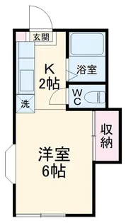 コーポコスモス【2階】の間取り