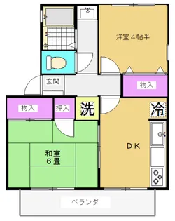 アビタシオン湘南【2階】の間取り
