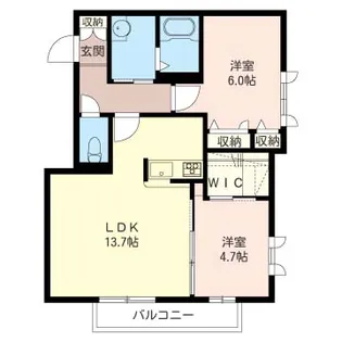 シャーメゾン小金【2階】の間取り