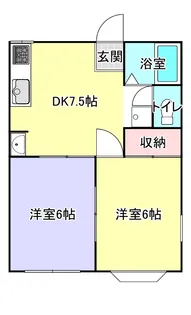 ラヴィレット【1階】の間取り