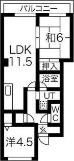 愛知県名古屋市守山区鳥神町【マンション】の間取り