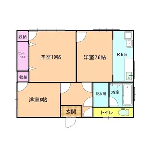 中野ビル【2階】の間取り