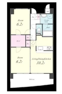 グリーンフォレスト【2階】の間取り