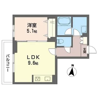 ベアフルート【3階】の間取り