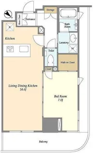 東京都新宿区西新宿3【マンション】の間取り