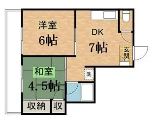 リバーサイドメゾンK【3階】の間取り