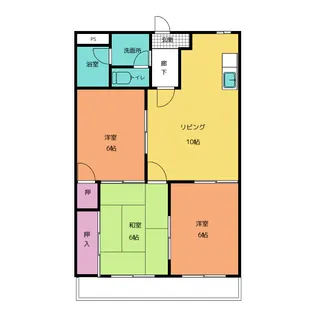 グレイス白子【3階】の間取り