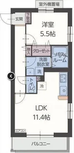 カーム コート【1階】の間取り