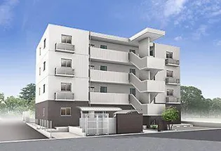 カーム コート【1階】の外観