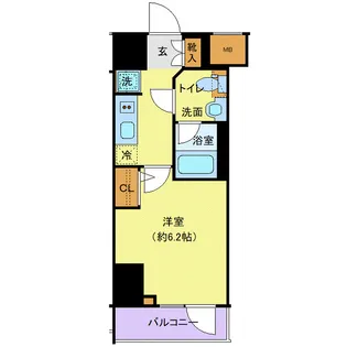 ガリシア代々木【2階】の間取り
