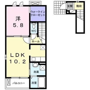サンリットヴィラIII【2階】の間取り