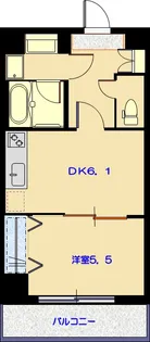 Doris’00【5階】の間取り