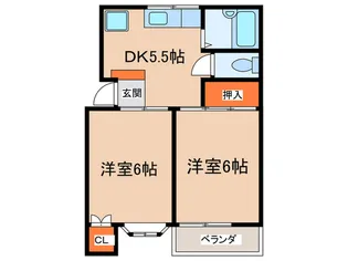 リクライムハイツ【2階】の間取り