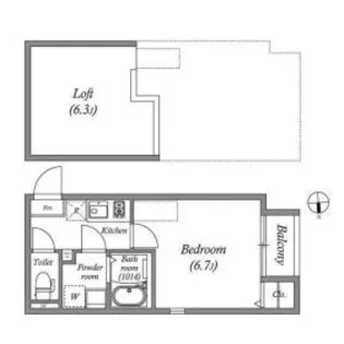 Grand Maison Matsuyoshi world【2階】の間取り