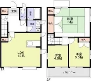 神奈川県横浜市戸塚区原宿1【一戸建】の間取り
