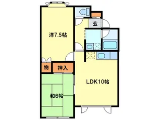 ガ-デンコ-ト【1階】の間取り
