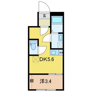 コンフォール高柳【1階】の間取り