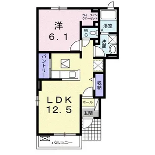 マイハウスよこやま雅1号館【1階】の間取り