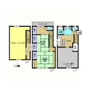 神奈川県川崎市川崎区昭和1【一戸建】の間取り