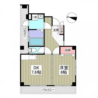 神奈川県横浜市鶴見区潮田町3【マンション】の間取り