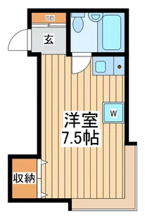 ソシエール【1階】の間取り