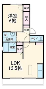 ルミエール薗ケ谷【2階】の間取り