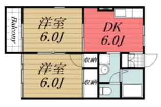千葉県成田市西三里塚【アパート】の間取り