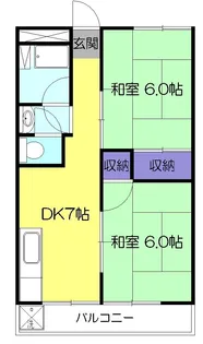 東京都東久留米市前沢3【マンション】の間取り