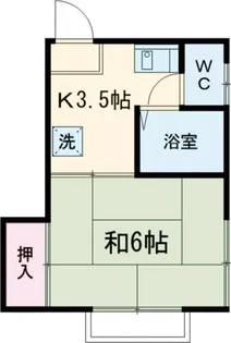 コーポ笹原【2階】の間取り