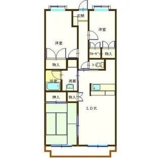 高田レジデンス【3階】の間取り