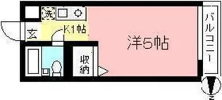 グリーンハイツ生田【1階】の間取り