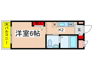 スタ-ダスト日光台B棟【3階】の間取り