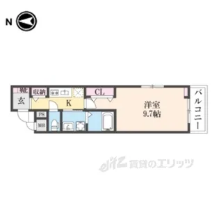ウエストコミタリア3【3階】の間取り